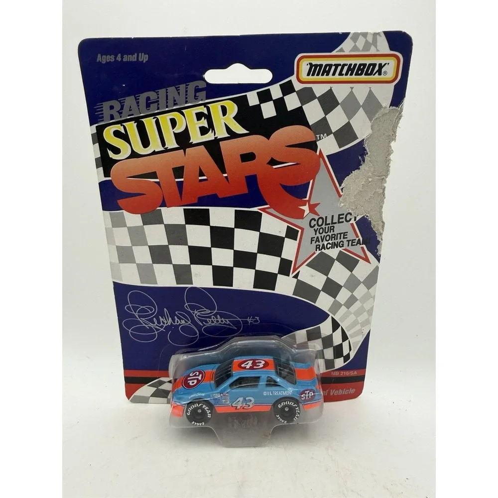 Vintage 1992 Matchbox Racing Super Stars Richard Petty #43 STP Pontiac NASCAR